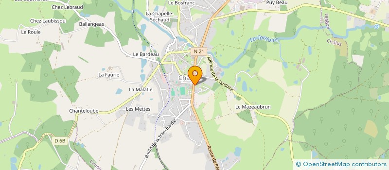 localisation de l'entreprise SARAH VAREILLE, NOTAIRE à CHALUS