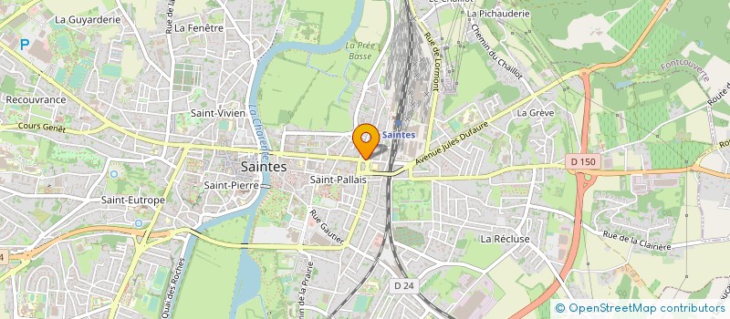 localisation de l'entreprise SARAH WILLIAM  SAINTES