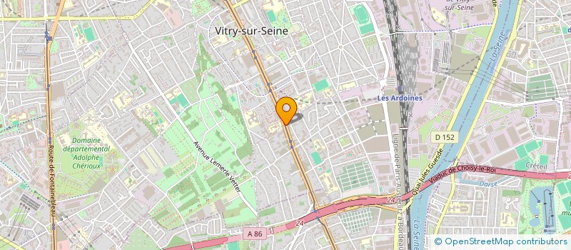 localisation de l'entreprise SARAH-YA-DEH à VITRY-SUR-SEINE