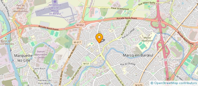localisation de l'entreprise SARAHEL à MARCQ-EN-BARŒUL