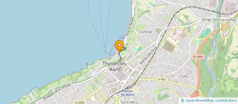 localisation de l'entreprise SARAHJOHN à THONON-LES-BAINS