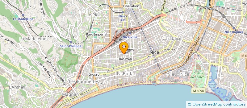 localisation de l'entreprise SARAHSONGMUSIC PROD  NICE