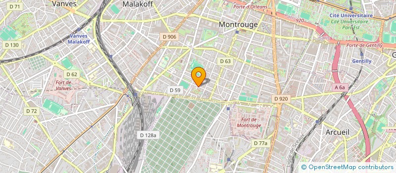 localisation de l'entreprise SARAL  MONTROUGE