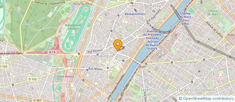 localisation de l'entreprise SARALEX  PARIS