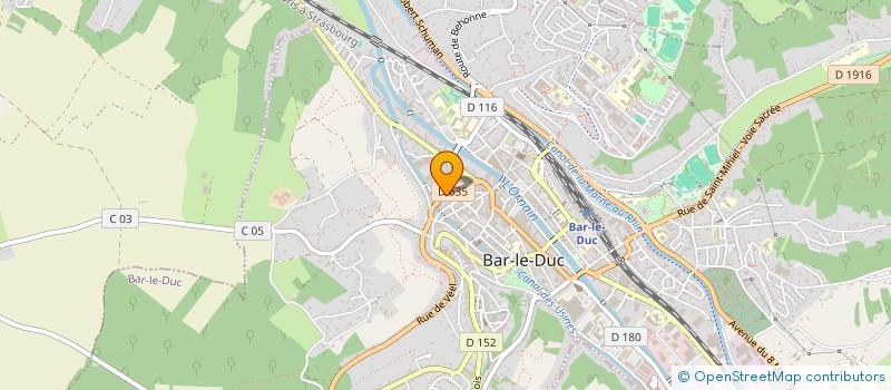 localisation de l'entreprise SARALI  BAR-LE-DUC