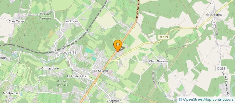 localisation de l'entreprise SARALIQUE  FONTCOUVERTE