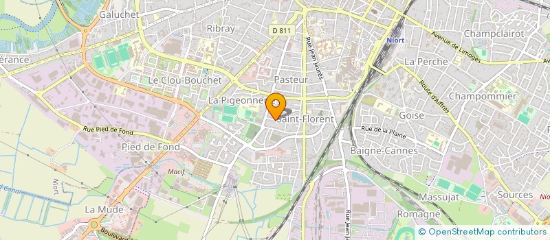 localisation de l'entreprise SARALOC  NIORT