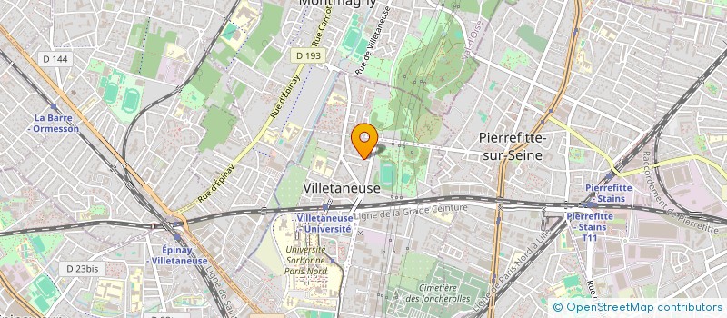 localisation de l'entreprise SARAM  VILLETANEUSE