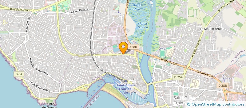 localisation de l'entreprise SARAMA  SAINT-GILLES-CROIX-DE-VIE