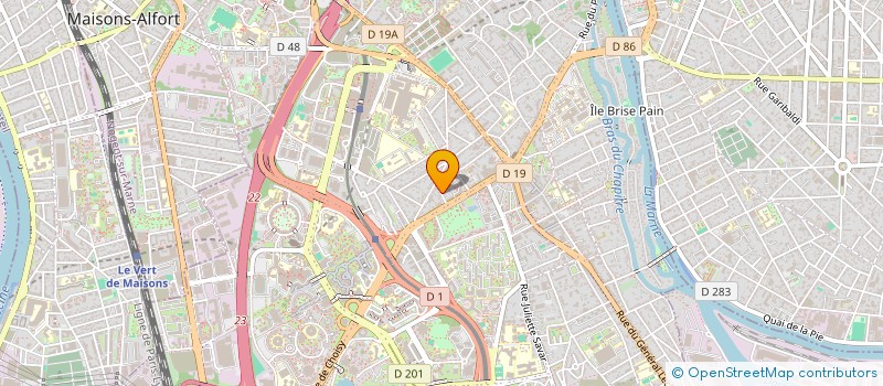 localisation de l'entreprise SARAMEYER à CRETEIL