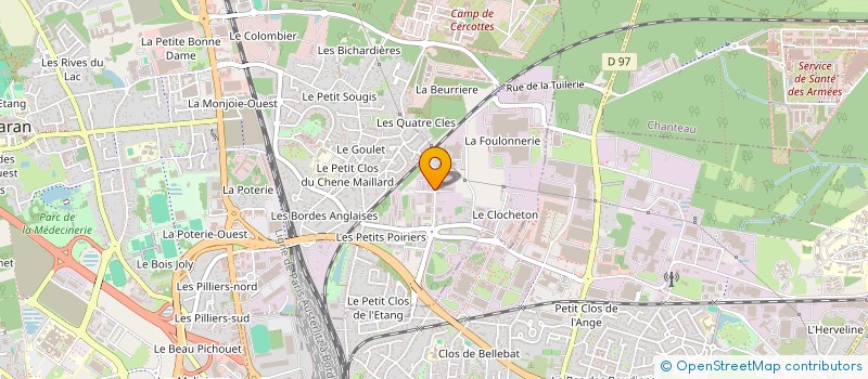 localisation de l'entreprise SARAN POIDS LOURDS à SARAN