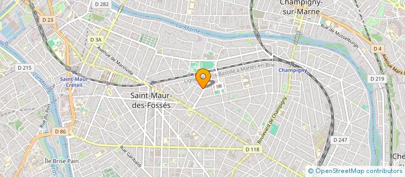 localisation de l'entreprise SARANA à SAINT-MAUR-DES-FOSSES