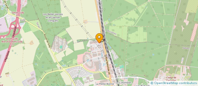 localisation de l'entreprise SARANAISE DU CANAPE à SARAN