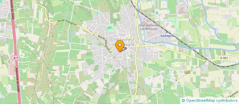 localisation de l'entreprise SARANFROS  CHATEAUNEUF-DE-GADAGNE