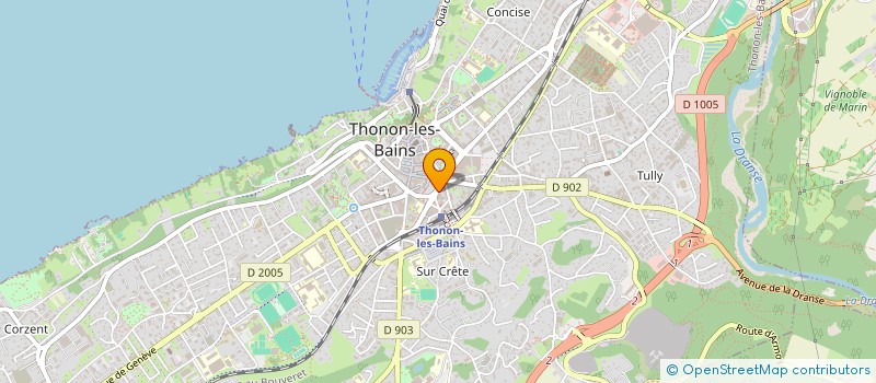 localisation de l'entreprise SARANG à THONON-LES-BAINS
