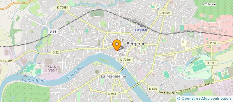 localisation de l'entreprise SARANICA à BERGERAC