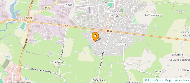 localisation de l'entreprise SARANNA  BONCHAMP-LES-LAVAL