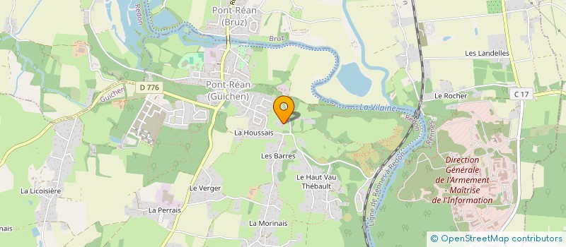 localisation de l'entreprise SARANTEL  GUICHEN