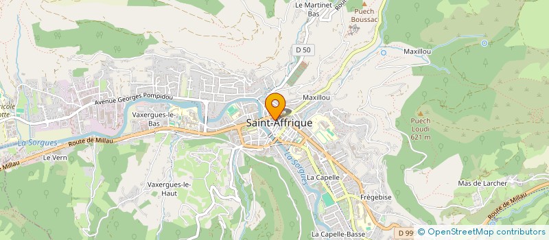 localisation de l'entreprise SARANTO à SAINT-AFFRIQUE