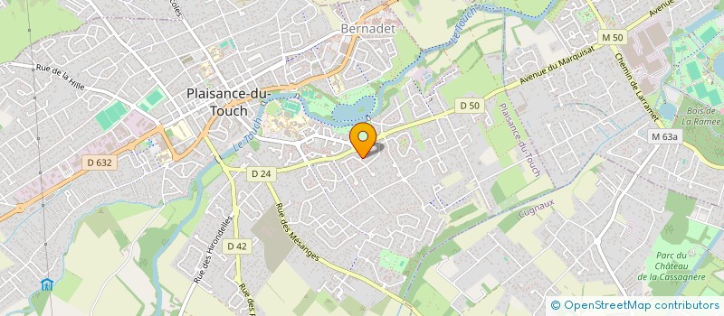 localisation de l'entreprise SARAPAU  PLAISANCE-DU-TOUCH