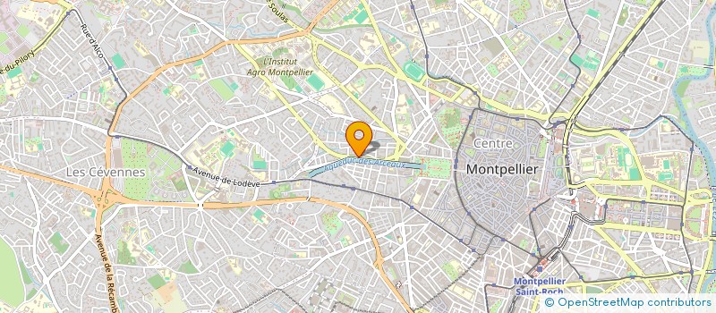 localisation de l'entreprise SARAPHI à MONTPELLIER