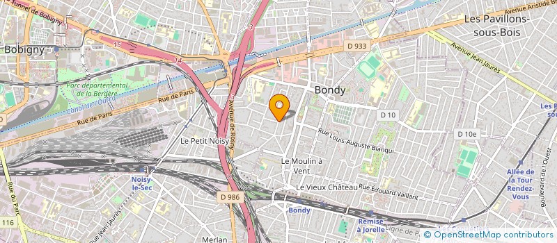 localisation de l'entreprise SARASOTA  BONDY