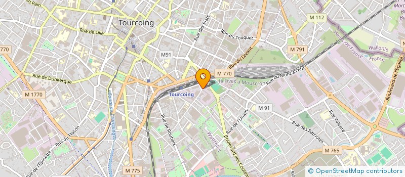 localisation de l'entreprise SARASSURE  TOURCOING