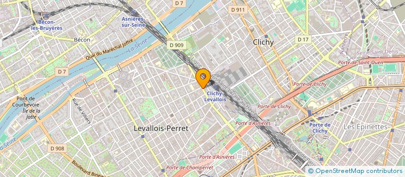 localisation de l'entreprise SARATHI à LEVALLOIS-PERRET