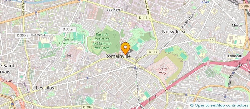 localisation de l'entreprise SARAUD1 à ROMAINVILLE