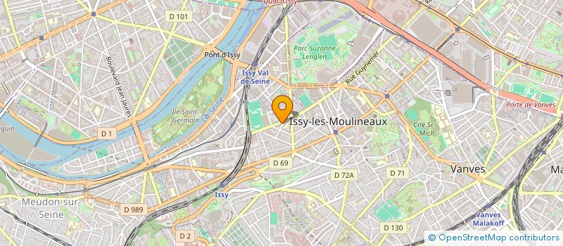localisation de l'entreprise SARAVA TAXIS à ISSY-LES-MOULINEAUX