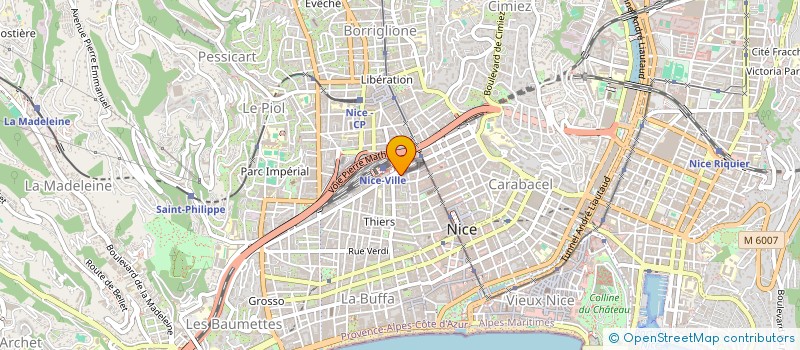 localisation de l'entreprise SARAVANAS à NICE