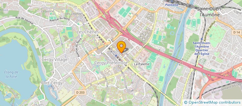 localisation de l'entreprise SARAVANE à PONTOISE