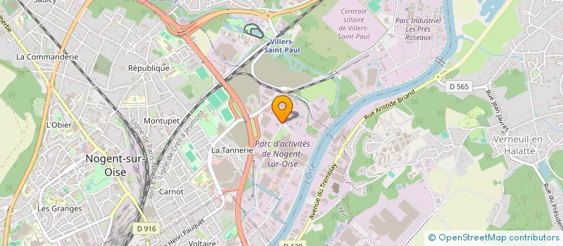 localisation de l'entreprise SARAY 2012  NOGENT-SUR-OISE