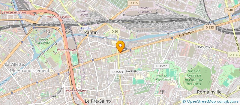 localisation de l'entreprise SARAY à BOBIGNY