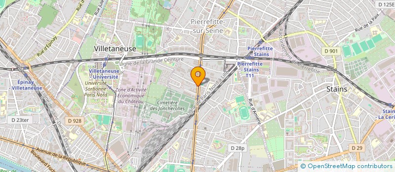 localisation de l'entreprise SARAY à PIERREFITTE-SUR-SEINE