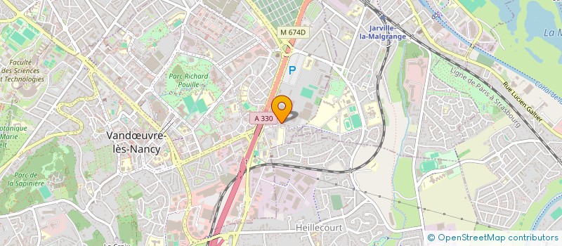 localisation de l'entreprise SARAY 54  VANDUVRE-LES-NANCY