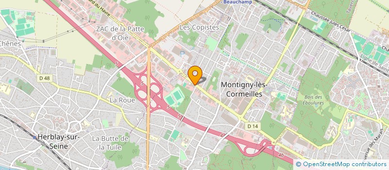 localisation de l'entreprise SARAY à COURBEVOIE