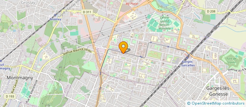 localisation de l'entreprise SARAY à SARCELLES
