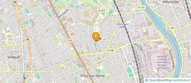 localisation de l'entreprise SARAYER  VITRY-SUR-SEINE