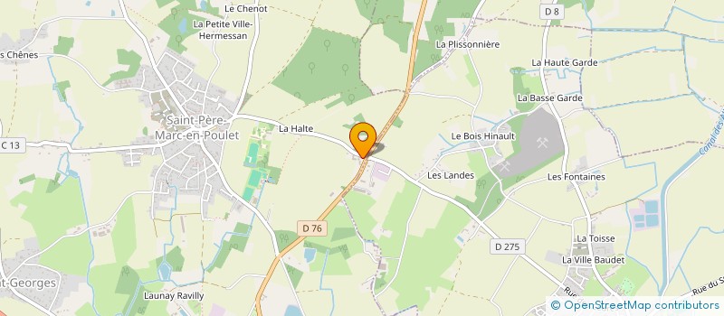 localisation de l'entreprise SARAZIN  SAINT-GUINOUX