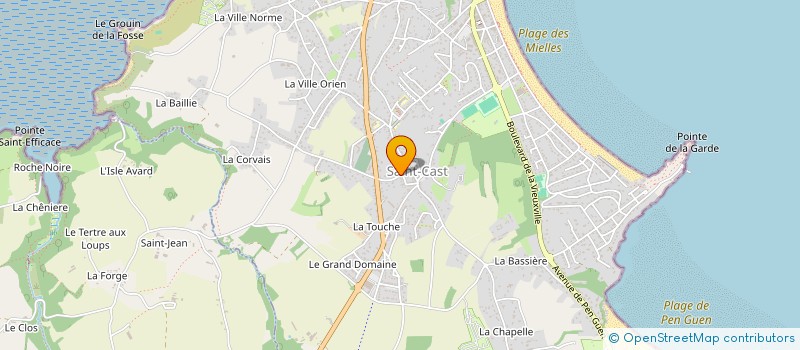 localisation de l'entreprise SARAZIN ET FILS  SAINT CAST LE GUILDO