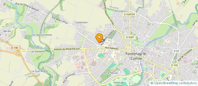 localisation de l'entreprise SARAZIN IMMO  FONTENAY-LE-COMTE