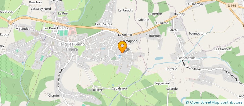 localisation de l'entreprise SARAZIN IMMOBILIER  FARGUES-SAINT-HILAIRE