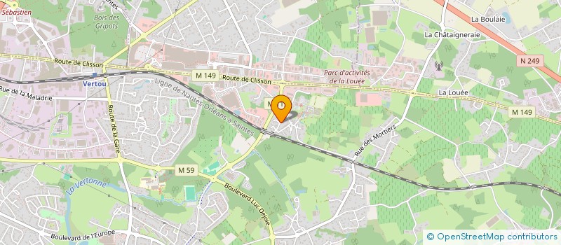 localisation de l'entreprise SARAZIN SEBASTIEN à VERTOU