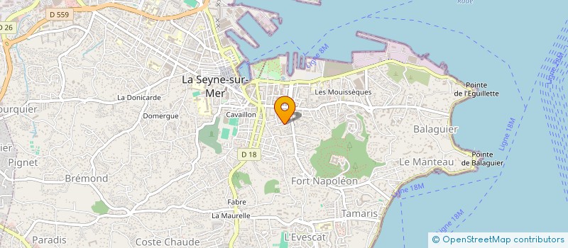 localisation de l'entreprise SARB à LA SEYNE-SUR-MER