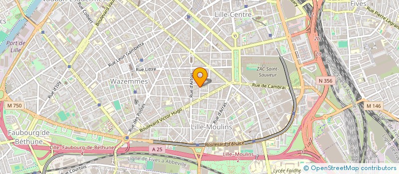 localisation de l'entreprise SARB METROPOLE à LILLE