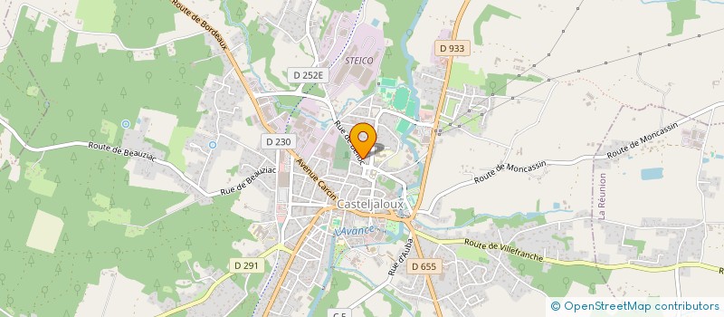 localisation de l'entreprise SARBACANE  CASTELJALOUX