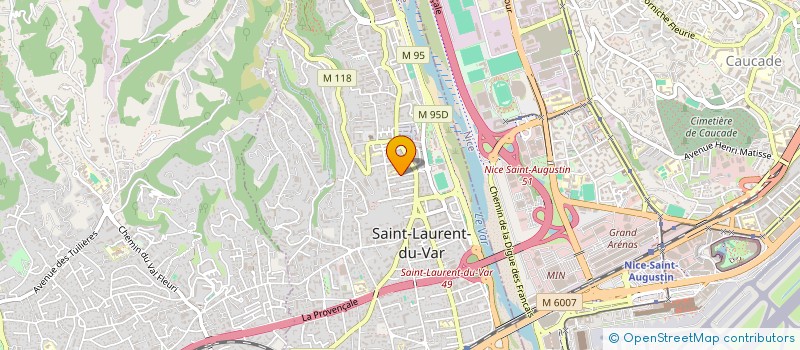 localisation de l'entreprise SARBACANE DISTRIBUTION à SAINT-LAURENT-DU-VAR