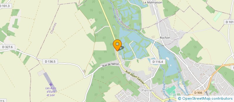 localisation de l'entreprise SARBACANE SPORTIVE PIERRES ET MAINTENON à PIERRES