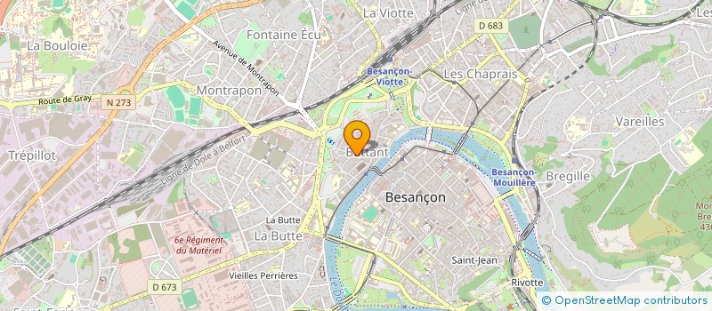 localisation de l'entreprise SARBAKAN à BESANCON